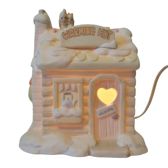 Precious Moments Sugar Town Lighted Warming Hut Figurine Enesco 1996 - Picture 5 of 16